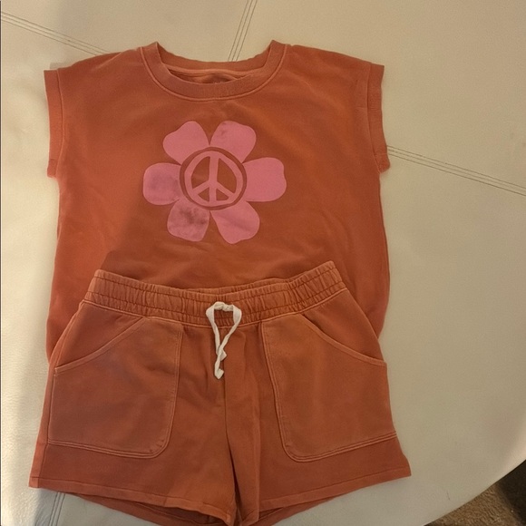 Cat & Jack Other - Cat & Jack Orange and Pink Kids Matching Set